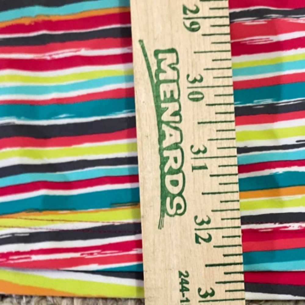 Athleta Salina Swim Dress Women Medium Striped Resortwear Travel Athleisure - Picture 5 of 9